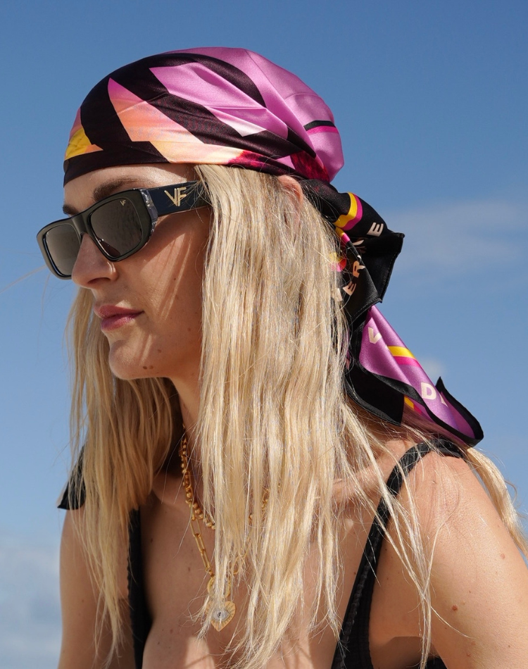 Head Scarf by Not Very Demure based in Montreal and Miami
