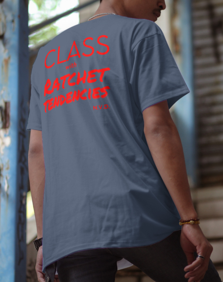 T-shirts Class with Ratchet Tendencies rouge