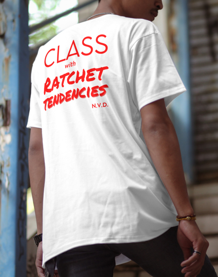 T-shirts Class with Ratchet Tendencies rouge